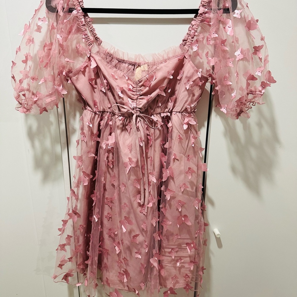 Pink Frill Dress